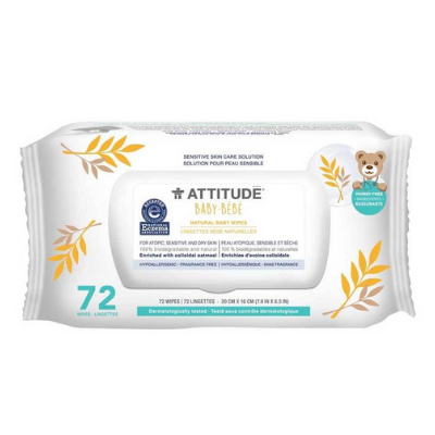 ATTITUDE WIPES - Gentle