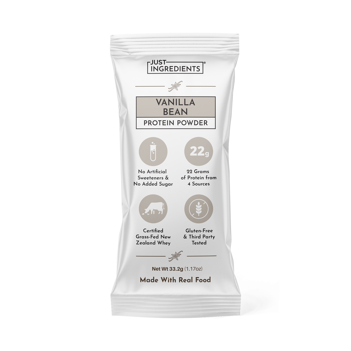 Vanilla Bean Protein Powder - Individual Stick
