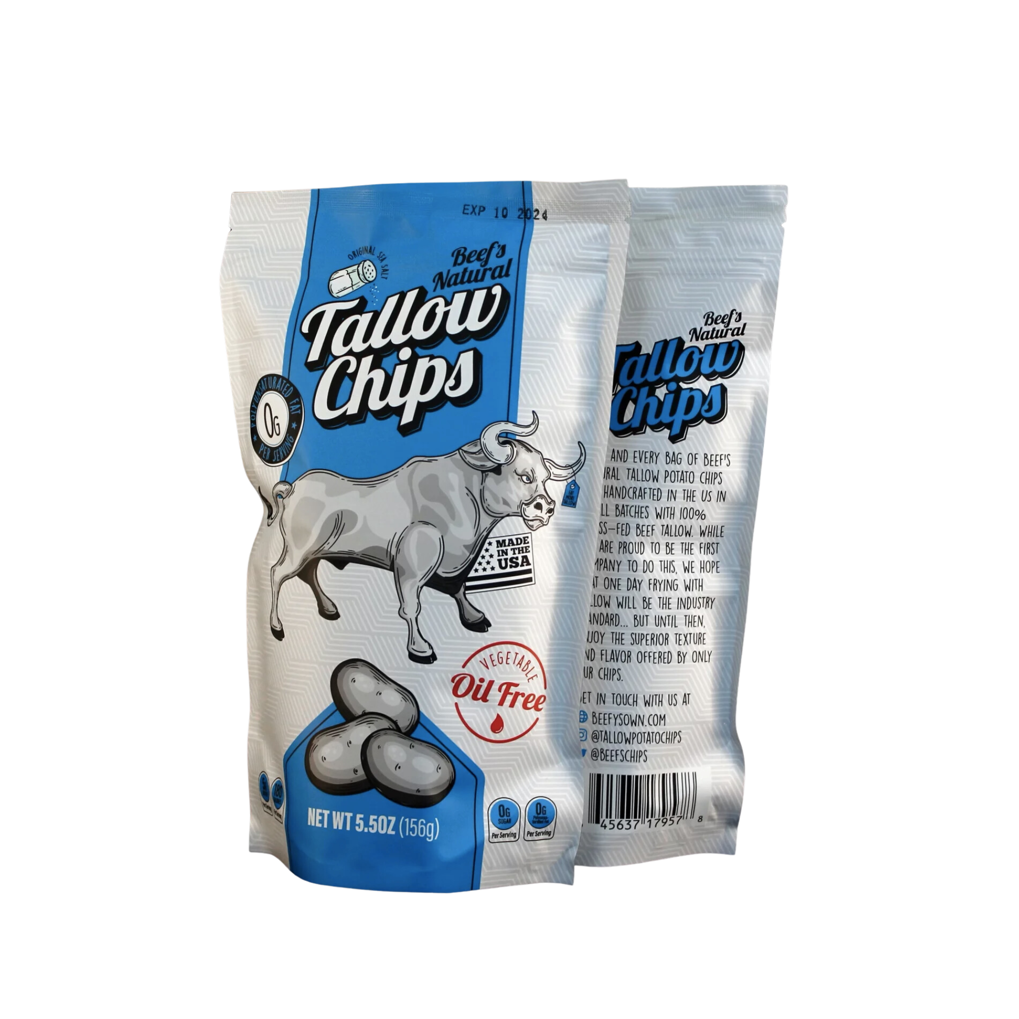 BEFFY'S OWN TALLOW CHIPS - Premium